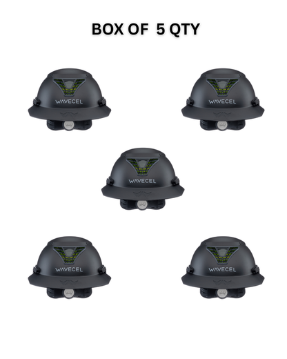 WaveCel T2+ MAX Safety Helmet - Black (CASE OF 5 QTY)