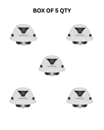 WaveCel T2+ MAX Safety Helmet - White (CASE OF 5 QTY)