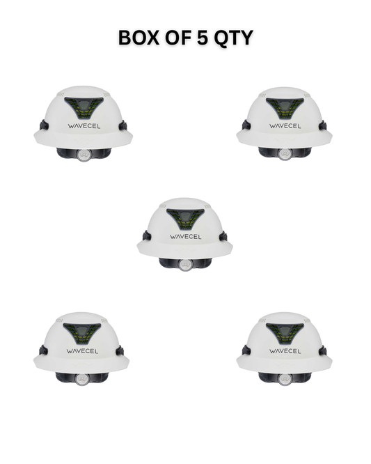 WaveCel T2+ MAX Safety Helmet - White (CASE OF 5 QTY)