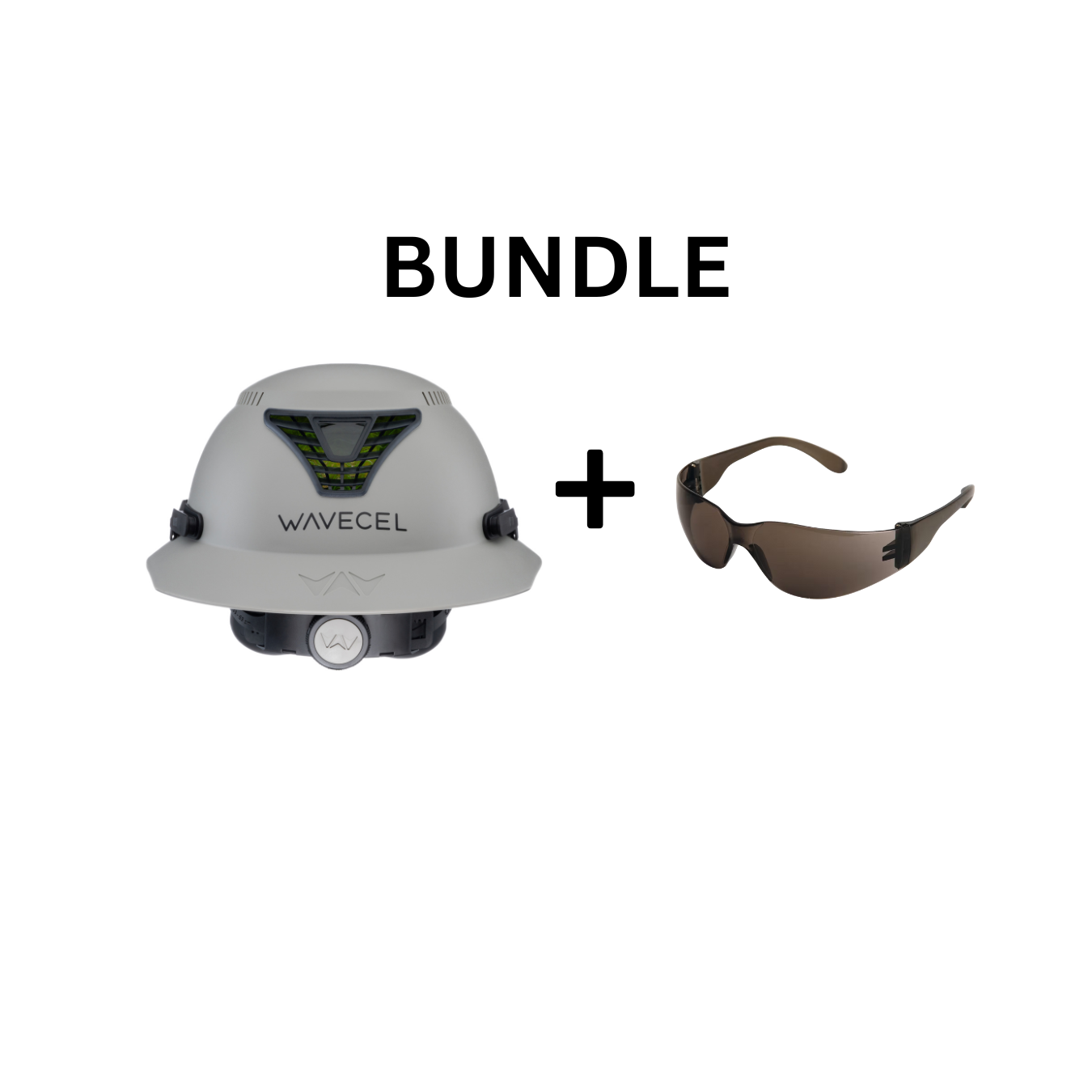 WaveCel Bundle & 12 Pairs Safety Glasses (GREY)