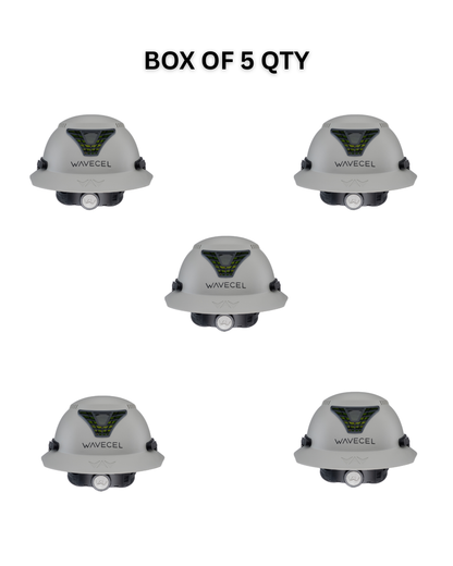 WaveCel T2+ MAX Safety Helmet - Gray (CASE OF 5 QTY)
