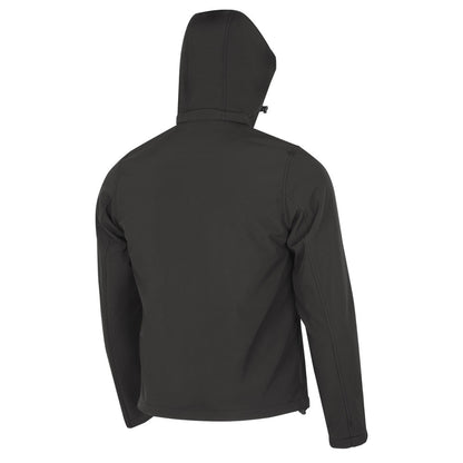 Pioneer V1210370U-M Heated Softshell Jacket, Polyester/Elastane, Polar Fleece, Black
